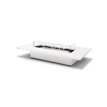 Daiquiri 70L Fire Table Fluid Bone Ethanol SS Glass