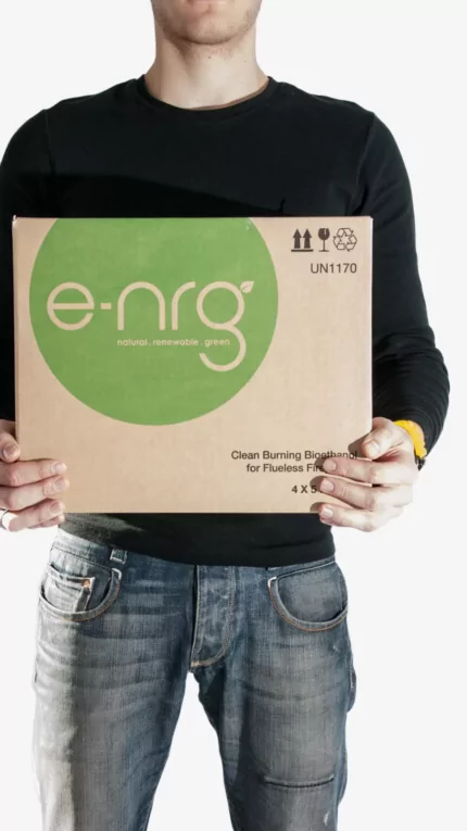 Person Holding e-NRG Box