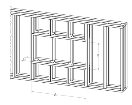 Built-in Installation Framing - Motion Electric Fireplaces (All) 1