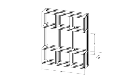 Built-in Installation Framing - Motion Electric Fireplaces (All) 2