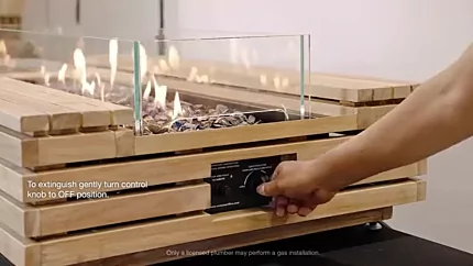 Turning the control knob to OFF position to extinguish theflame