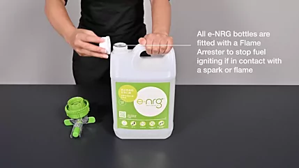 How to attach the Safety Spout to the e-NRG bottle using the e-NRG Adaptor 128