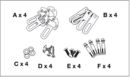 Installation Steps - Ground Fixing Brackets 1 Installation Steps - Ground Fixing Brackets 1