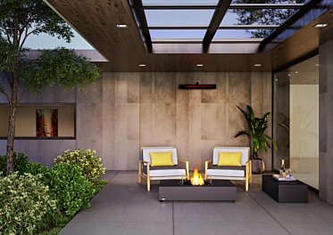 Courtyard - Residential fireplaces