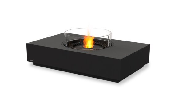 Martini 50 Fire Table - Ethanol - Black / Graphite / Optional Fire Screen by EcoSmart Fire