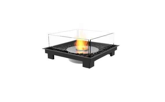 Square 22 Fire Pit Kit - Ethanol / Black by EcoSmart Fire