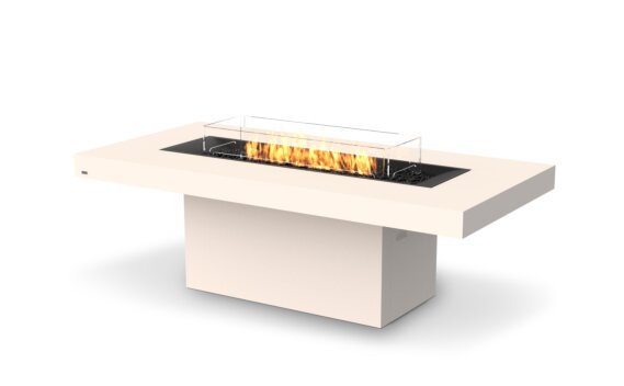 Gin 90 (Dining) Fire Table - Gas LP/NG / Bone by EcoSmart Fire