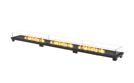 Linear 130 Fire Pit Kit - Gas LP/NG / Black by EcoSmart Fire