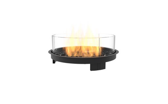 Round 20 Fire Pit Kit - Gas LP/NG / Black by EcoSmart Fire