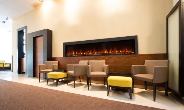 EL80 Electric Fireplace: Frameless Design - EcoSmart Fire