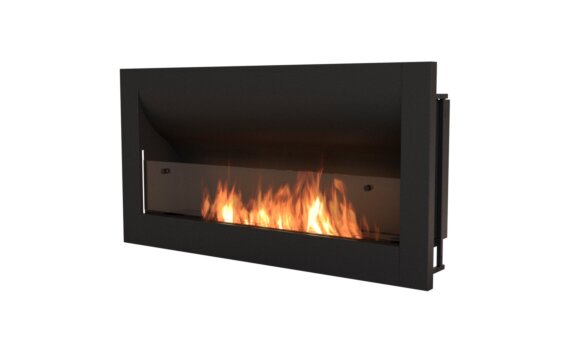 Firebox 1400CV cheminées incurvée - Ethanol / Noir par EcoSmart Fire