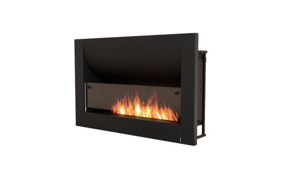 Firebox 1100CV cheminées incurvée- Ethanol / Noir par EcoSmart Fire