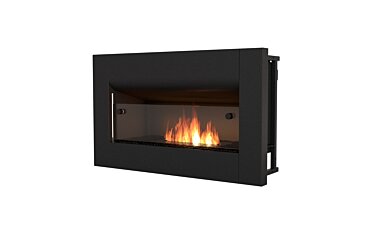Firebox 650CV cheminées incurvée - Studio Image par EcoSmart Fire