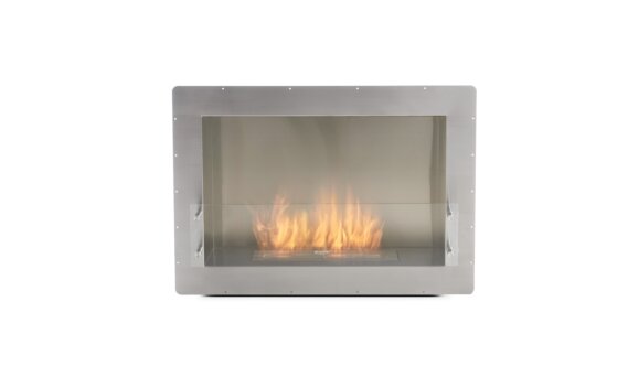 Firebox 800SS cheminées simple face - Ethanol / Acier inoxydable / Vue de face par EcoSmart Fire