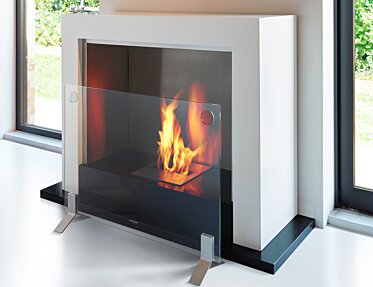 Plasma Fire Screen Fireplace Screen - In-Situ Image by EcoSmart Fire
