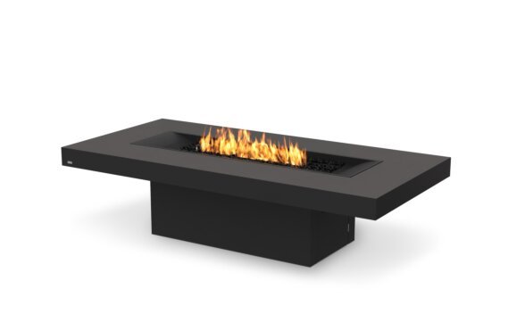 Gin 90 (Chat) Table Cheminée - Gas LP/NG / Graphite by EcoSmart Fire