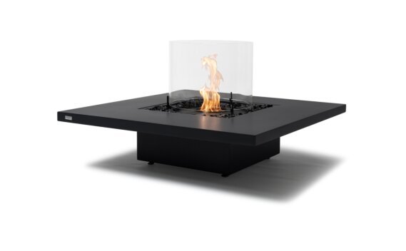 Vertigo 40 Table Cheminée - Ethanol - Noir / Graphite / Pare-étincelles en option par EcoSmart Fire