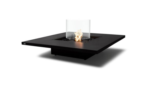 Vertigo 50 Table Cheminée - Ethanol - Noir / Graphite / Pare-étincelles en option par EcoSmart Fire