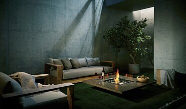 Residential Living Room - Residential fireplaces