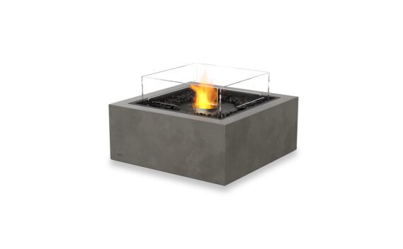 Base 30 Fire Table - Ethanol - Black / Natural / Optional Fire Screen by EcoSmart Fire