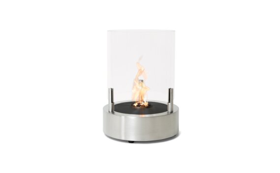 T-Lite 3 Designer Fireplace - Ethanol - Black / Stainless Steel by EcoSmart Fire