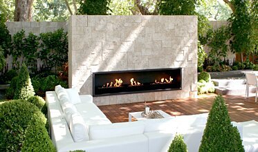 Melbourne International Garden and Flower Show - Residential fireplaces