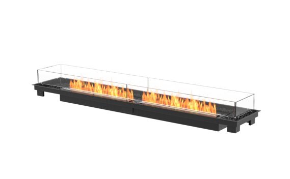 Linear 90 Kits brasero - Ethanol - Noir / Noir / Plateau de sécurité intérieur par EcoSmart Fire