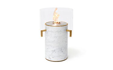 Pillar 3T Designer Fireplace - Studio Image by EcoSmart Fire