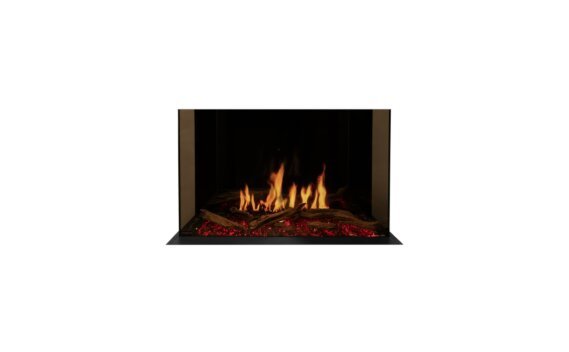 Motion 30 Motion Fireplace - Electric / Black / Orange Flame by EcoSmart Fire