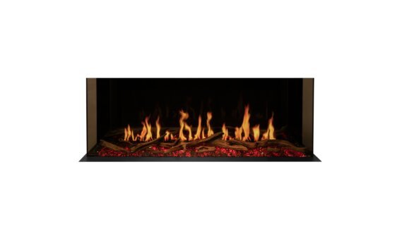 Motion 52 Motion Fireplace - Electric / Black / Orange Flame by EcoSmart Fire
