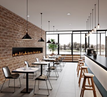 Cafe Scene - Residential fireplaces