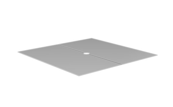 S22 Cover Plate Glass Cover Plate by EcoSmart Fire